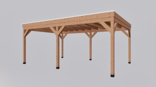 Douglas overkapping Verando, , 400*600cm